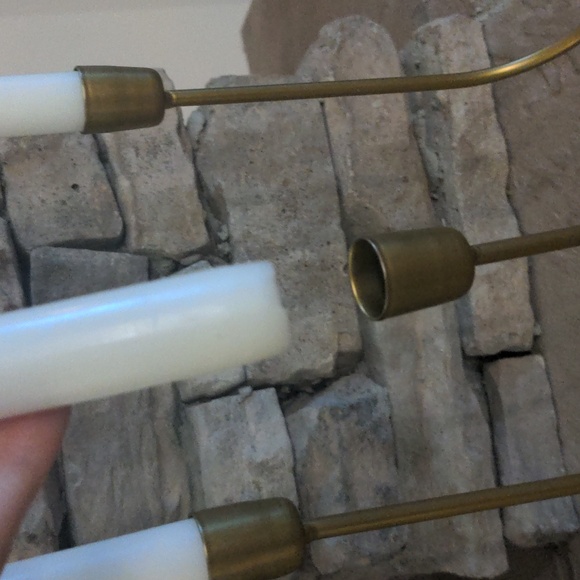 Gold Serpent Snake Twisted Candle Holders - Picture 4 of 4